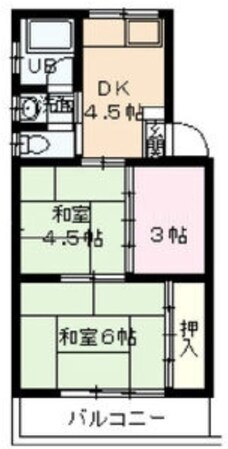 グリーンスカイ豊の物件間取画像